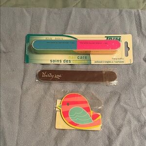 Colorful Nail Care Set with Bird Nail File